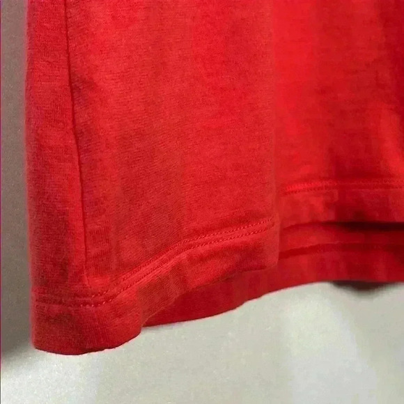 The North Face Red Polo Shirt Collar Short Sleeve Women's Medium Ski Hike Sport - Picture 6 of 8